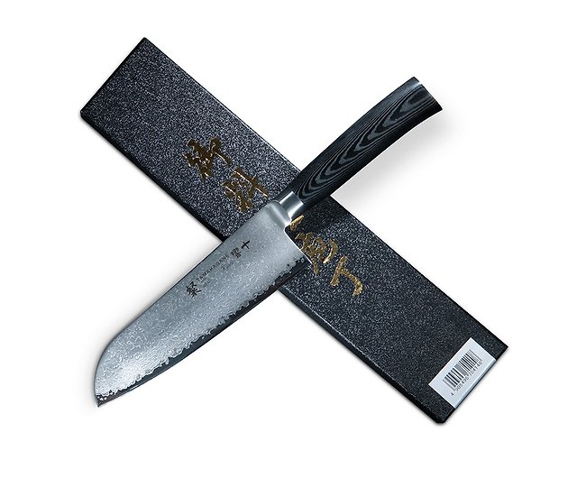 Couteau japonais santoku Tamahagane 17.5 cm
