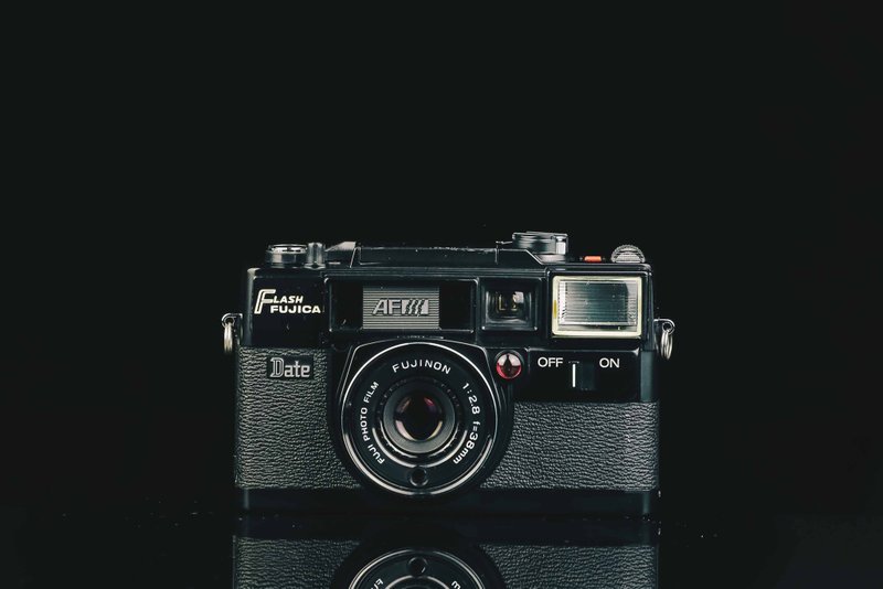 FUJICA FLASH AF DATE #AD  #135底片相機 - 相機/拍立得/底片相機 - 其他金屬 黑色