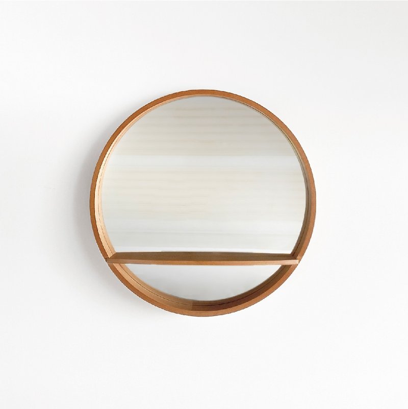 Juran Home|Yuanyuan Hanging Mirror - Other Furniture - Wood Brown