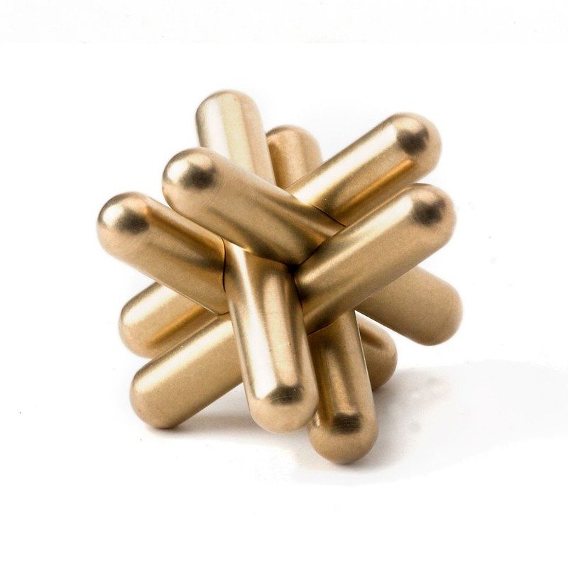 Jack Puzzle copper alloy dimensional puzzle (paperweight) - Craighill - อื่นๆ - โลหะ 