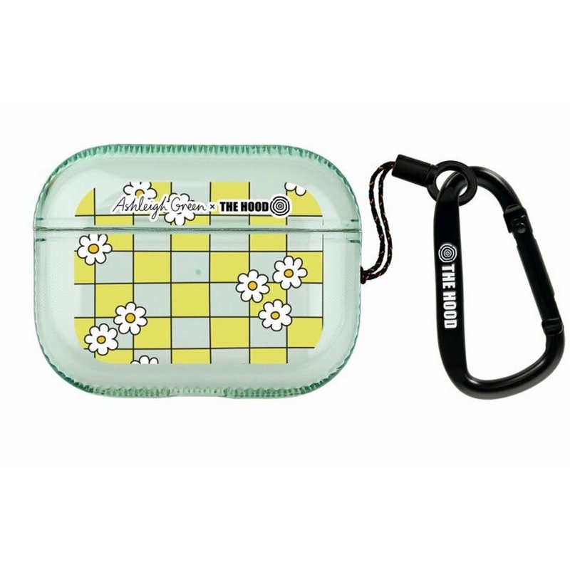 Lime Checkers  Apple Airpods Pro 3/4 / Pro Case Golden Case - ที่เก็บหูฟัง - พลาสติก 