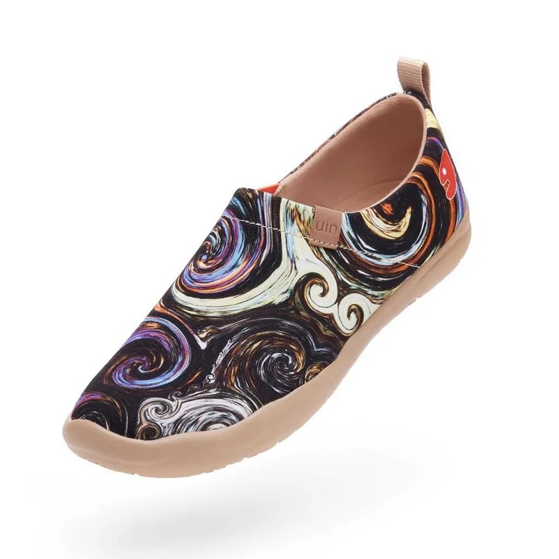 [Uin] Spanish original design | Starry night painted casual women's shoes - รองเท้าลำลองผู้หญิง - วัสดุอื่นๆ หลากหลายสี