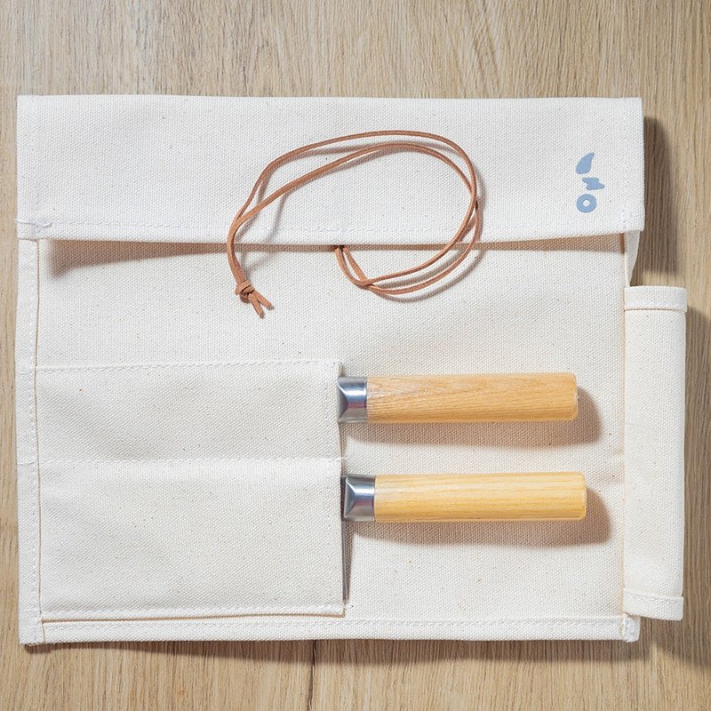 葉添-配件系列 輕生活-小帆布刀具收納袋(不含刀具) - 其他 - 棉．麻 