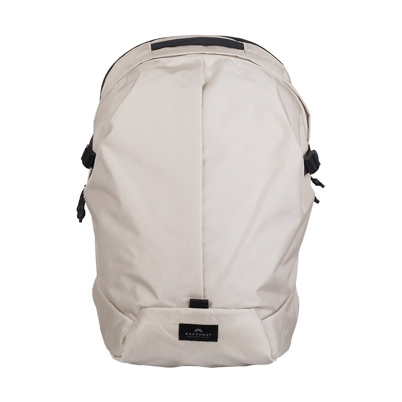 Doughnut Black Line Waterproof Pioneer Backpack-Too Blank (For Home Only) - กระเป๋าเป้สะพายหลัง - ไฟเบอร์อื่นๆ ขาว