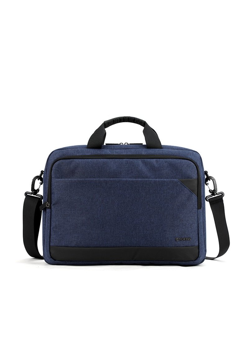 AOKING Business Laptop Briefcase SM1038 navy - กระเป๋าแล็ปท็อป - เส้นใยสังเคราะห์ สีน้ำเงิน