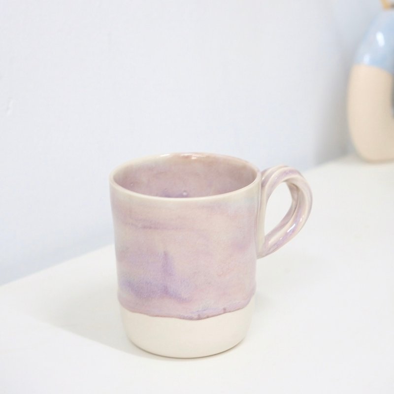 Lavender glaze coffee cup - แก้วมัค/แก้วกาแฟ - เครื่องลายคราม สีม่วง