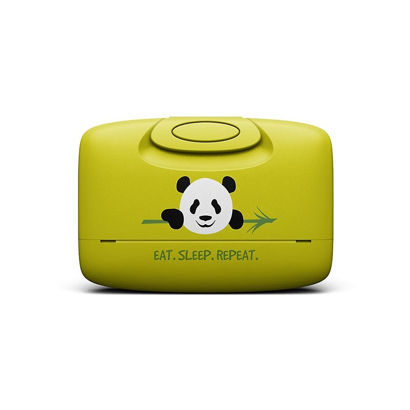 Capsul Case - Acid Green Panda - Card Holders & Cases - Plastic Green