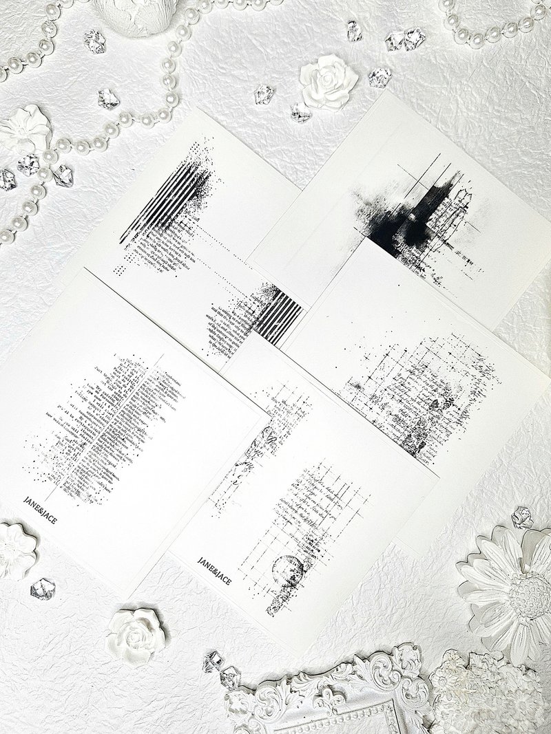 Vintage stamp transparent sticker - 貼紙 - 其他材質 
