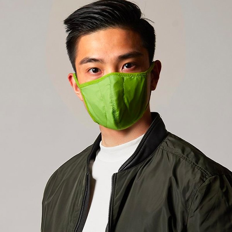 Hong Kong MasKolor PRO 2.0 Olive Machine Washable Antibacterial Mask - Face Masks - Other Man-Made Fibers Green