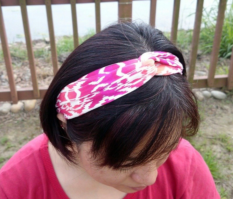 Bright color ~ cross hair band - Hair Accessories - Other Materials 