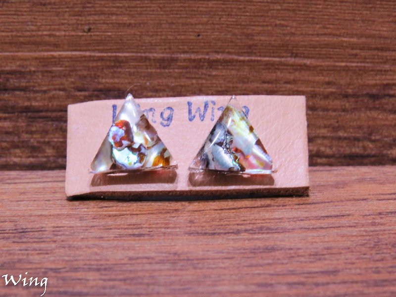 Abalone shell light earrings - Earrings & Clip-ons - Gemstone 
