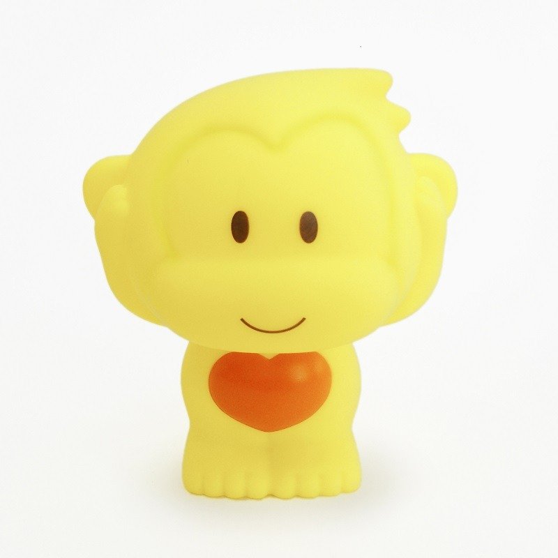 T. W.Monkeys － Coin Banks - Hear no evil -Yellow - Coin Banks - Plastic Yellow