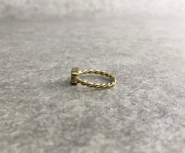 【シャネル】CHANEL　ツイストデザインリングゴールドシルバー 日本直送 名牌中古包 】CHANEL シャネル リング ゴールド ココ
