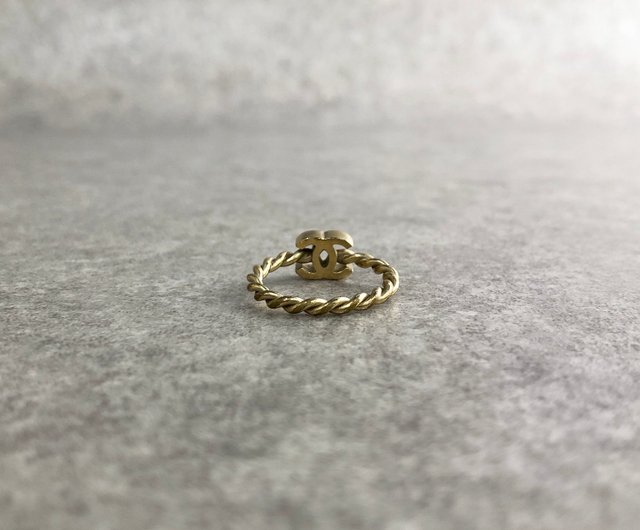 CHANEL シャネル　ココマーク　ツイスト　ゴールドリング　B14V 11号 楽天市場】シャネル CHANEL リング ココ クラッシュ ラージ