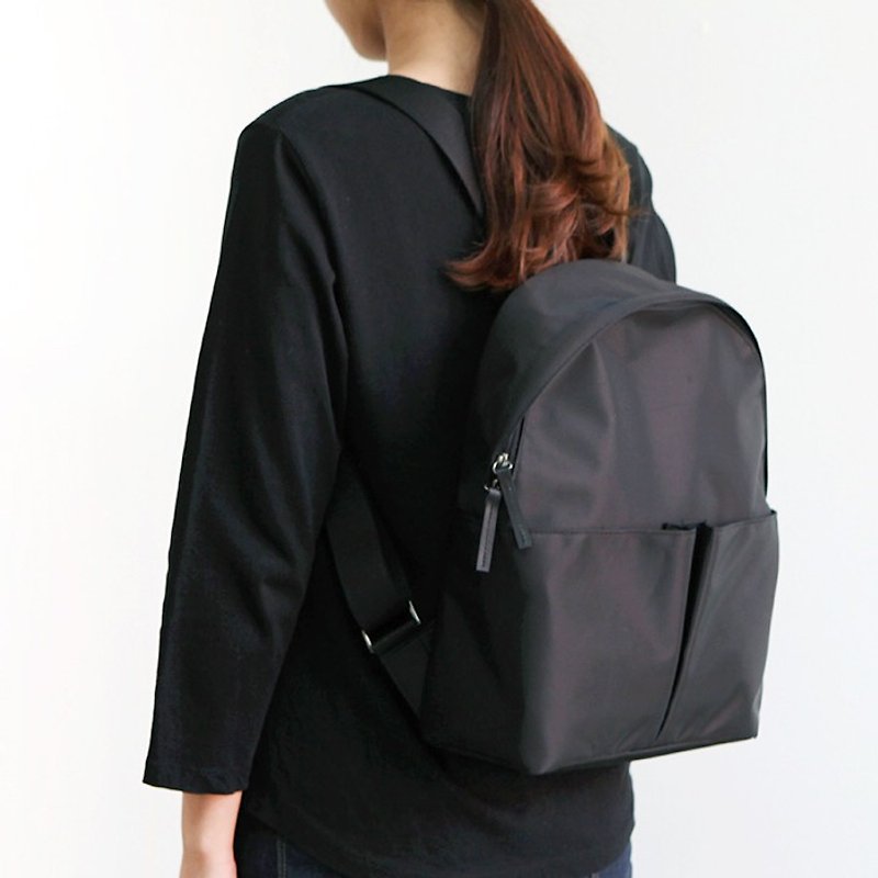 ithinkso- DAY BACKPACK Wan after backpack _Black - Backpacks - Other Materials Black