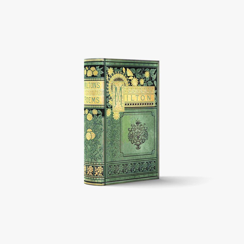 フェイクブックボックス / POEMS I -MILTON-A【XS / 1 book】 | 3D ペーパークラフト, PDF テンプレート - 圖文模板設計 - 其他材質 