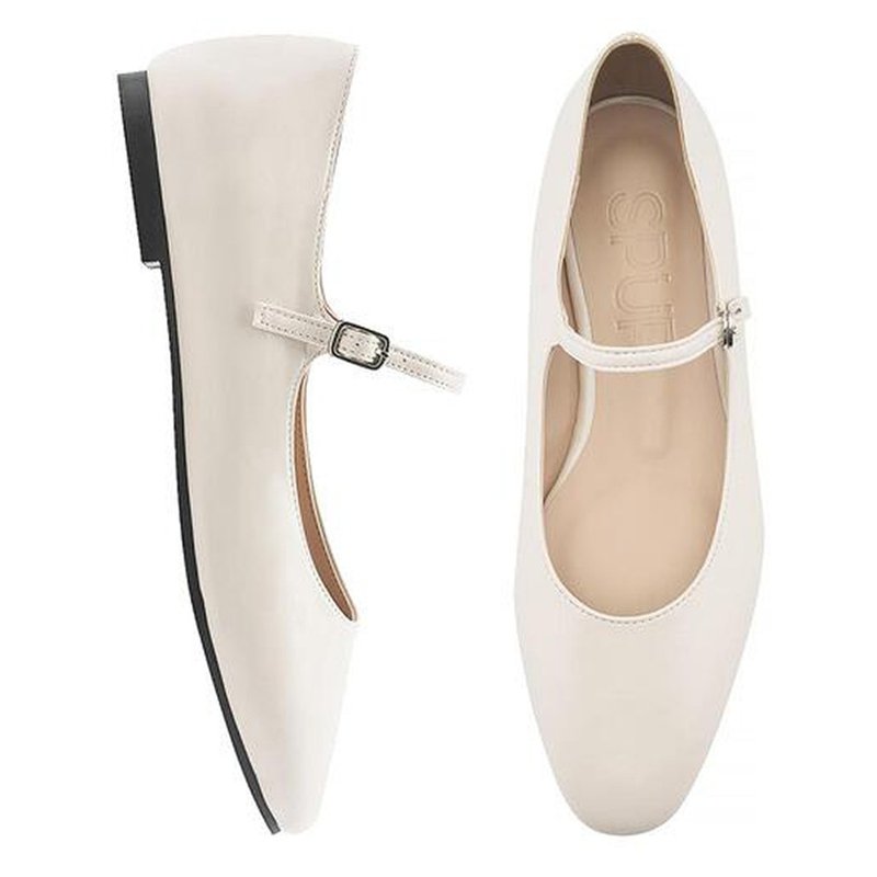 PRE-ORDER SPUR Girlish sensibility Flat SS8019 (Ivory) - Women's Leather Shoes - Other Materials 