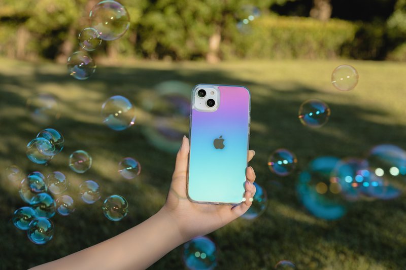 iPhone 14 Nude+ 炫彩軍規防摔手機殼 - 手機殼/手機套 - 塑膠 