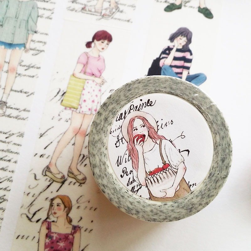Good Time Girl Paper Tape 2.5cm - Washi Tape - Paper 