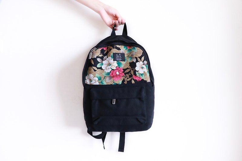 Backpack - Classic Flower - Backpacks - Cotton & Hemp Multicolor