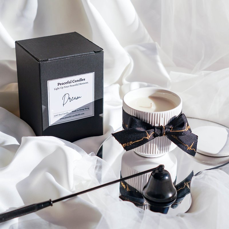 Exclusive 【DREAM】Scented Candle Series - Soy Wax Scented Candle - Candles & Candle Holders - Wax White
