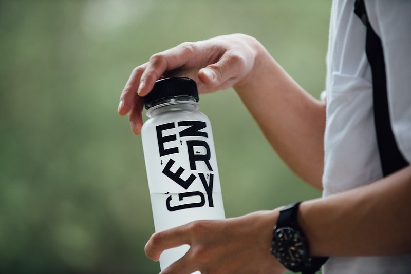 WEMUG Design BPA Free Safety Light Weight S650 Water Bottle - Keep Energy White - Pitchers - Plastic White