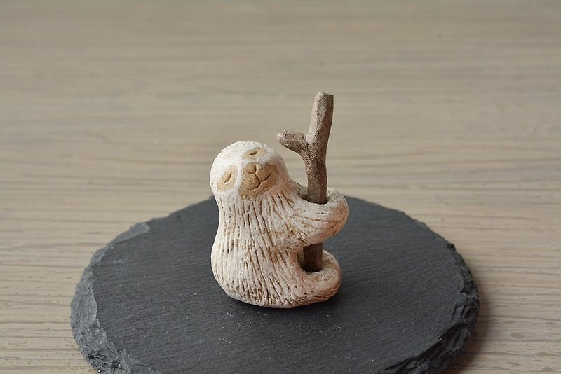 Hongni Caiyi Rainbow-neo Mini Sloth Ornament Drying Vase Customized - น้ำหอม - ดินเผา 