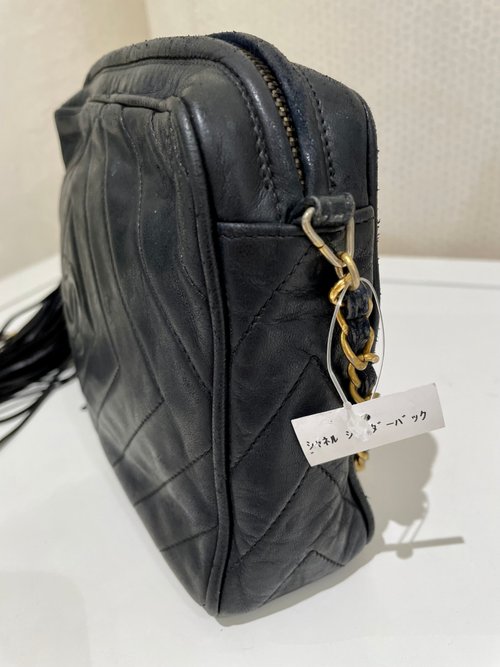 シャネル ヴィンテージ リザードスキン カメラバッグ シャネル ヴィンテージ ラムスキン カメラ バッグシャネル