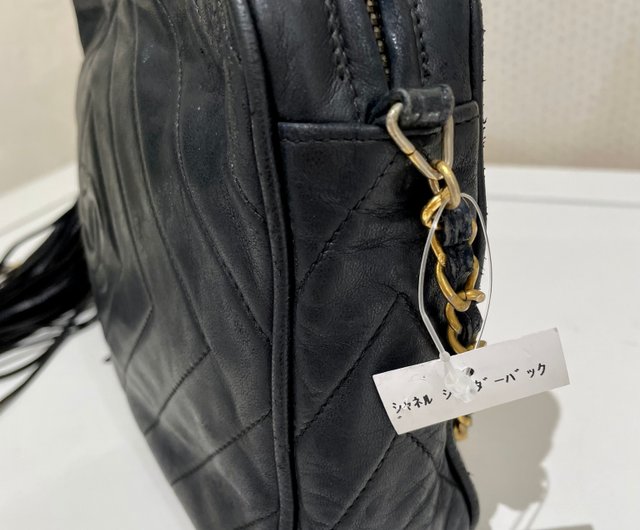 シャネル ヴィンテージ ラムスキン カメラ バッグシャネル