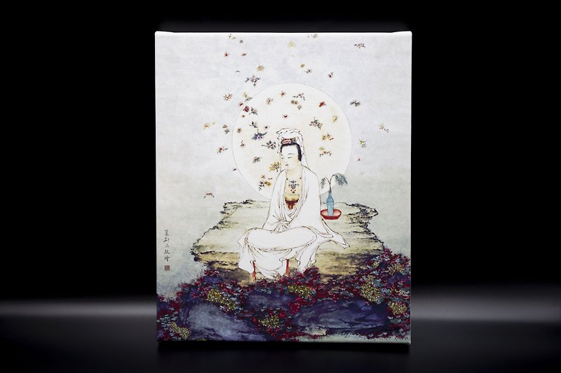 [Oriental Art x Buddha Painting] Avalokitesvara Series B - giclee limited edition frameless prints - Picture Frames - Other Materials White