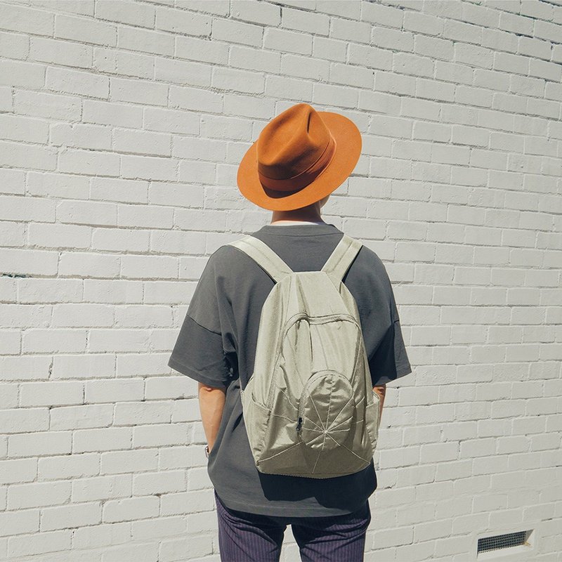 Tree | Folded backpack/backpack (basic color) - กระเป๋าเป้สะพายหลัง - วัสดุอื่นๆ 