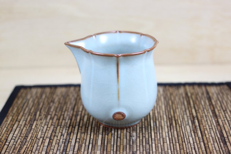 【教師節禮物】祥億窯 汝窯茶海 幸福茶具 名家葉敏祥作品 - 茶壺/茶杯/茶具 - 瓷 