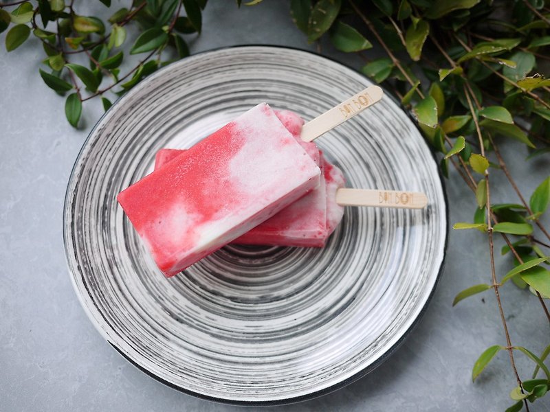 Strawberry Yogurt/Lactogen - Ice Cream & Popsicles - Fresh Ingredients Pink