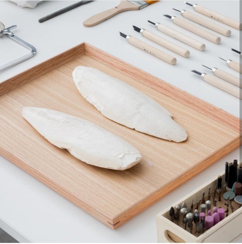 墨魚骨倒模鑄造金工耳環體驗班 - 金工/飾品 - 其他金屬 