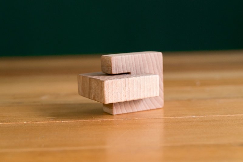 Montessori - Lock Block - Kids' Toys - Wood Transparent
