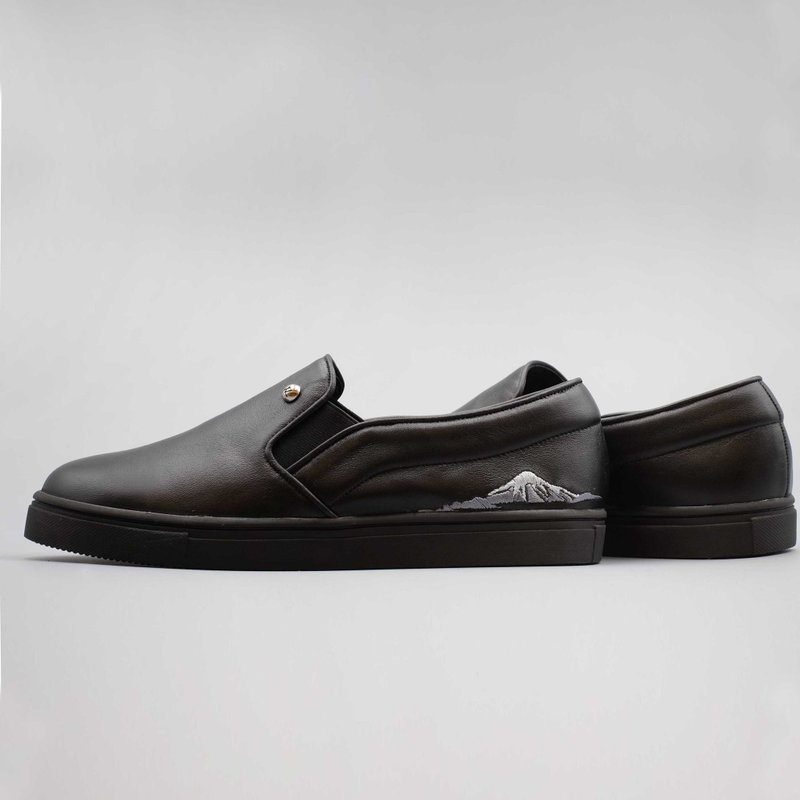 FUJI SNKR 夜(黑)富士山 Sneaker | WL - 女休閒鞋/帆布鞋 - 真皮 黑色