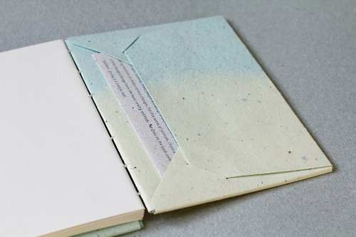 Upcycled Paper Series Journal with blank pages - no.009 - Shop Paperneedle  Atelier Notebooks & Journals - Pinkoi