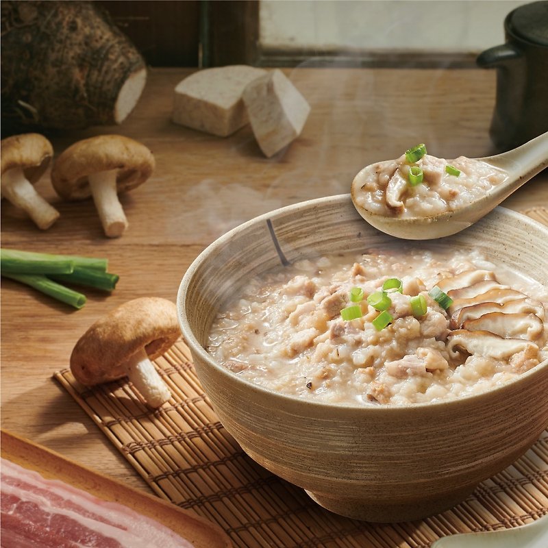Low calorie and low sodium | Fanyou Taro, Mushroom and Lean Pork Porridge (300g*2 packs)/box - Mixes & Ready Meals - Fresh Ingredients 