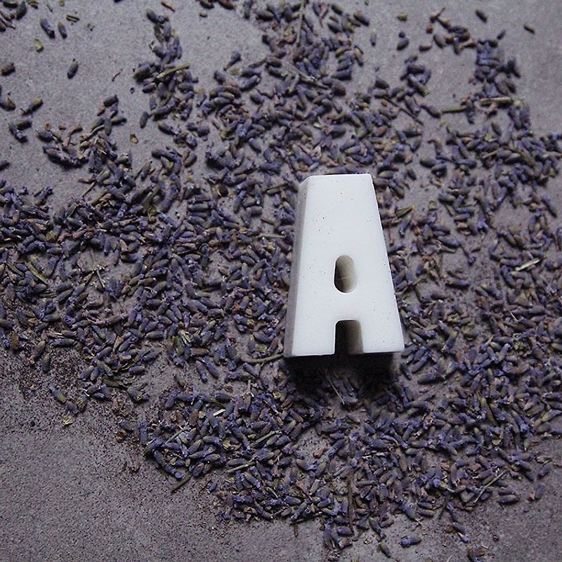 Alphabet Handmade Soap - Lavender - Soap - Other Materials White