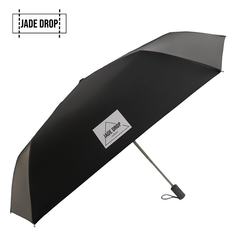 【JD瞬間冷却傘】シシリー。自動。マットブラックマットブラック - 傘・雨具 - アルミニウム合金 ブラック