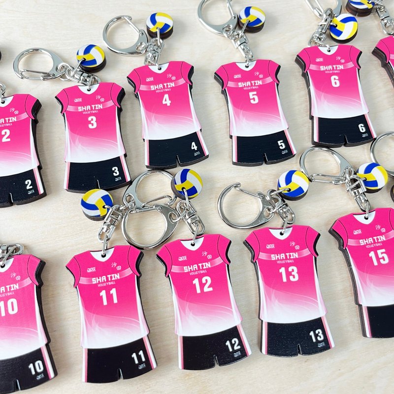 Customised uniform sports uniform keychain - ที่ห้อยกุญแจ - ไม้ 