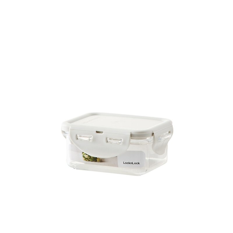 樂扣樂扣純淨保鮮盒/長方/淺灰/180ml(LBF805-01) - 便當盒/飯盒 - 塑膠 