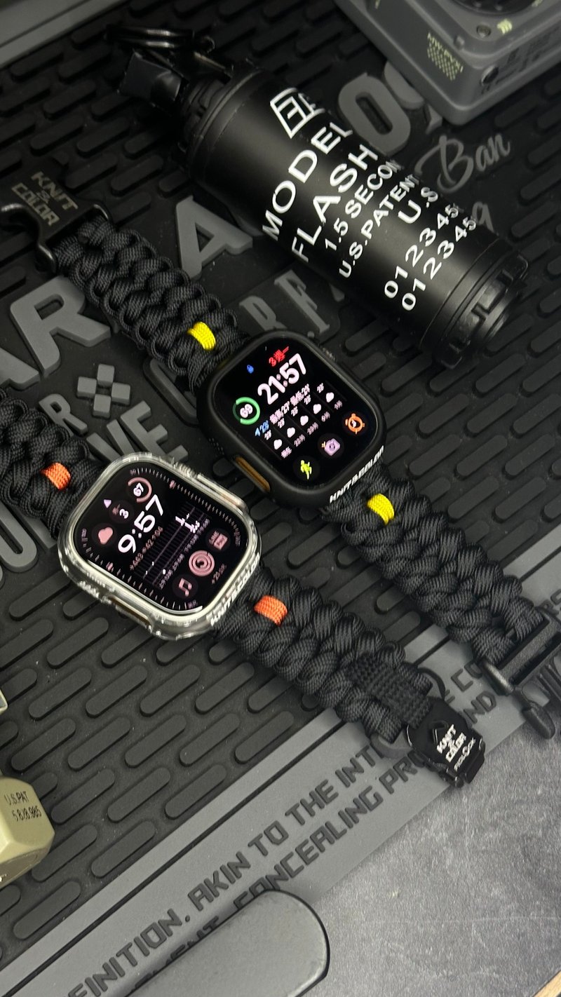 [Customized] Paracord watchband for Applewatch/Paracord watchband for Applewatch - สายนาฬิกา - ไนลอน 