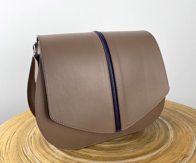 Saddle bag online beige