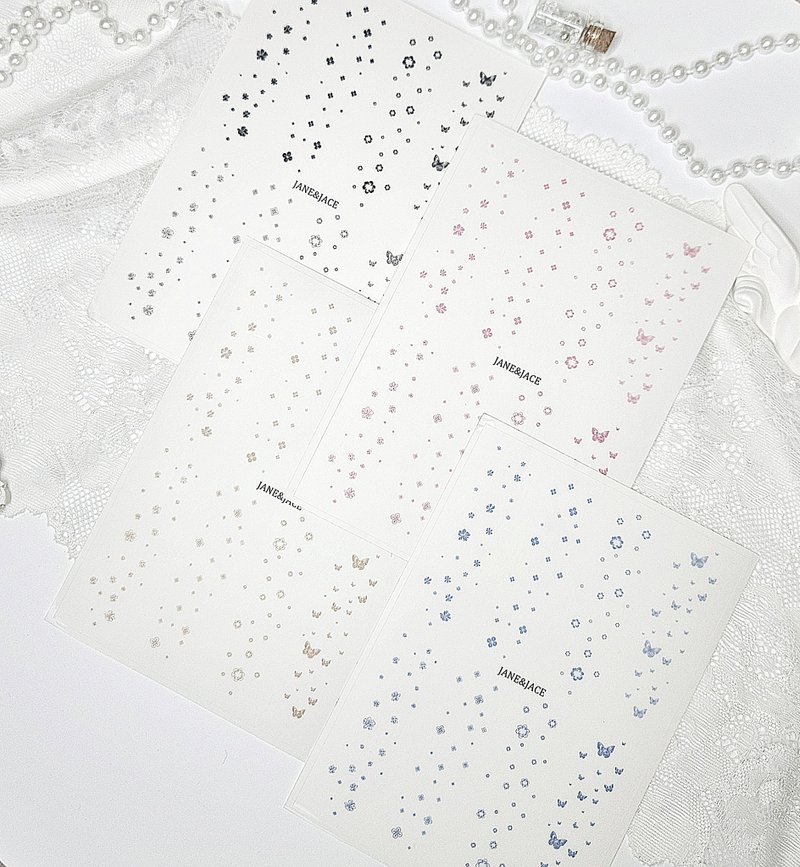 cute stamp transparent sticker - 貼紙 - 其他材質 