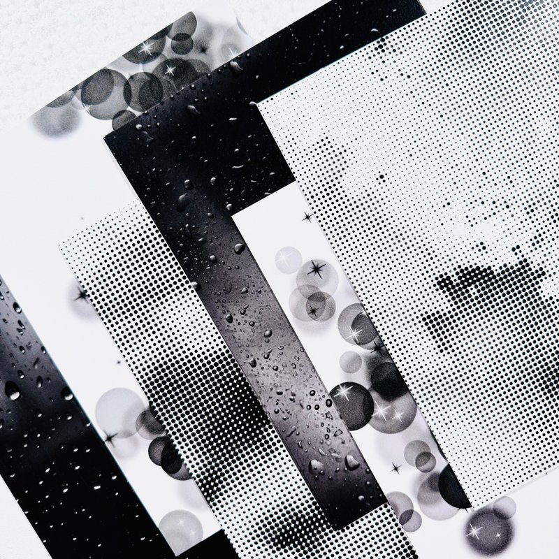 Black background paper set - 其他 - 其他材質 