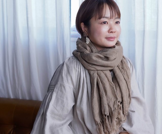 wafu. 新品 ストール　カシミアベージュ wafu. 新品 ストール カシミアベージュ 【公式通販】