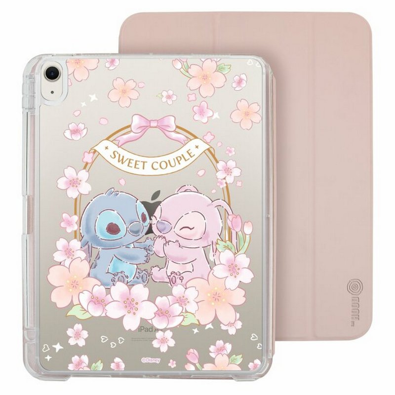 迪士尼 史迪奇 iPad Air7/Pro2025/mini7 可拆式防摔透明保護摺套 - 平板/電腦保護殼/保護貼 - 塑膠 多色