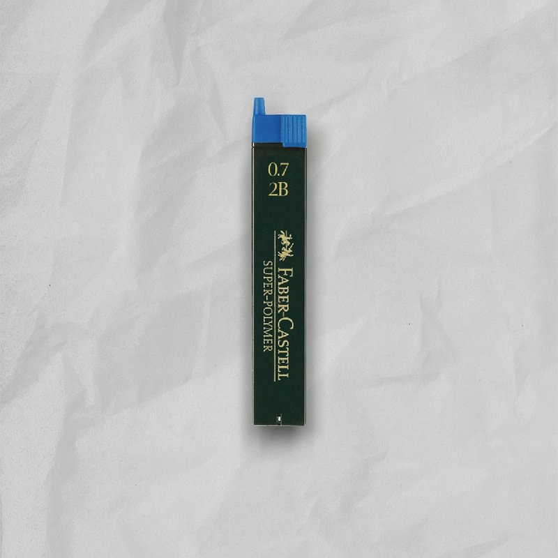 【Faber-Castell】自動鉛筆芯 2B 0.7mm-12支裝--5入 (原廠正貨) - 其他 - 其他材質 黑色