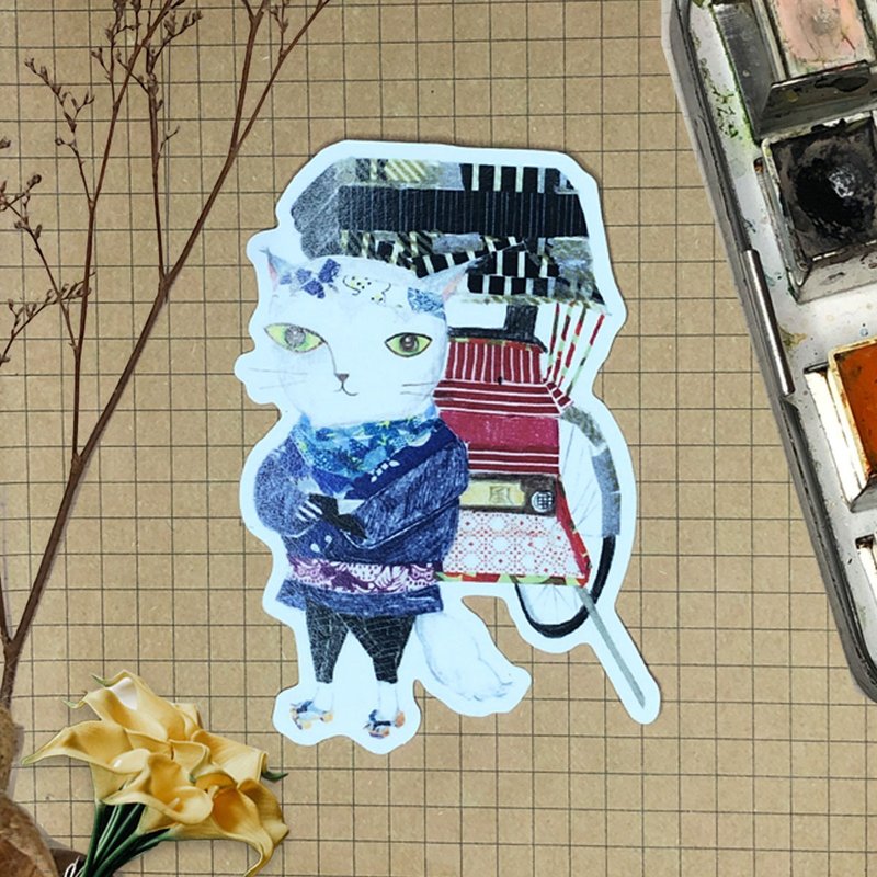 Washi Paper Stickers/Handbook Stickers|Meow Portrait Series - Stickers - Paper 